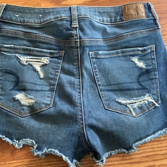 American eagle blue jean shorts size 4 - Picture 2 of 7